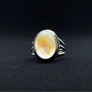 POLISHED CRYSTAL RING